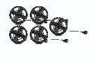 Set de 5 Motores | Respaldo | BW Space Pro Max